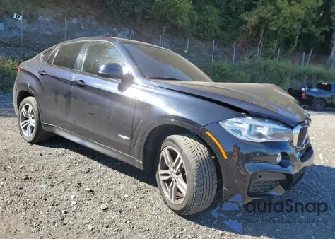 2016 BMW X6 xDrive35I z USA, uszkodzony, nr VIN 5UXKU2C54G0N80961